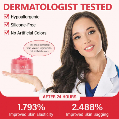 Crema Jeleu Premium cu Colagen si Niacinamide, Hidratare profunda si Elasticitate, 100 ml9