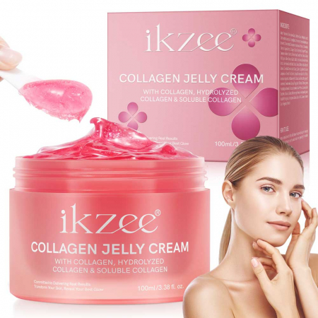 Crema Jeleu Premium cu Colagen si Niacinamide, Hidratare profunda si Elasticitate, 100 ml14