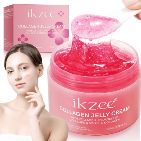 Crema Jeleu Premium cu Colagen si Niacinamide, Hidratare profunda si Elasticitate, 100 ml6