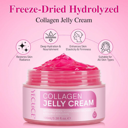 Crema Jeleu Premium cu Colagen Hidrolizat & Colagen Solubil, Reparare profunda, 100 ml1