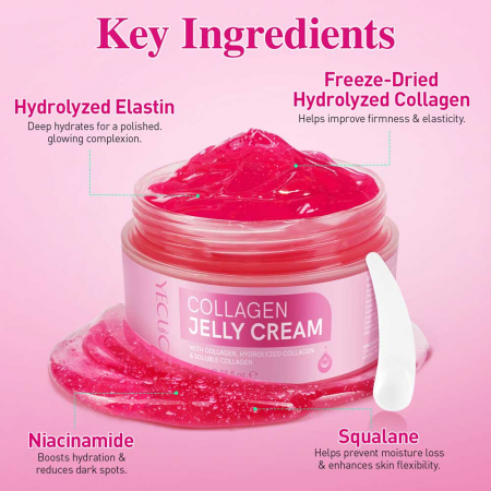Crema Jeleu Premium cu Colagen Hidrolizat & Colagen Solubil, Reparare profunda, 100 ml2