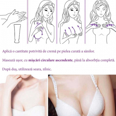 Cremă pentru Ferimitate și Tonifiere Sâni cu Unt de Shea și Extracte Naturale, 60 g2