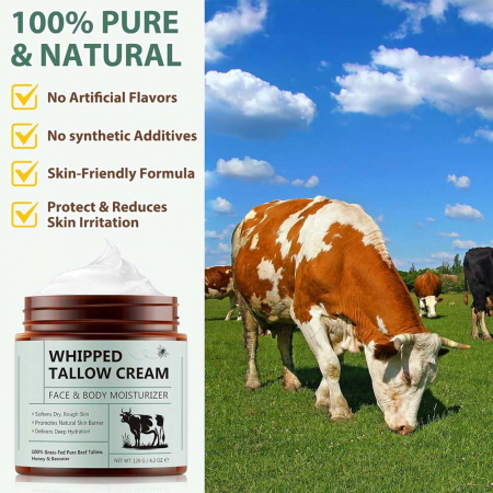 Crema Premium din Seu de Vita cu Ceara de Albine si Miere, 100% Naturala, Regenerare Profunda, 120 g 7