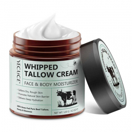 Crema Premium din Seu de Vita cu Ceara de Albine si Miere, 100% Naturala, Regenerare Profunda, 120 g 4