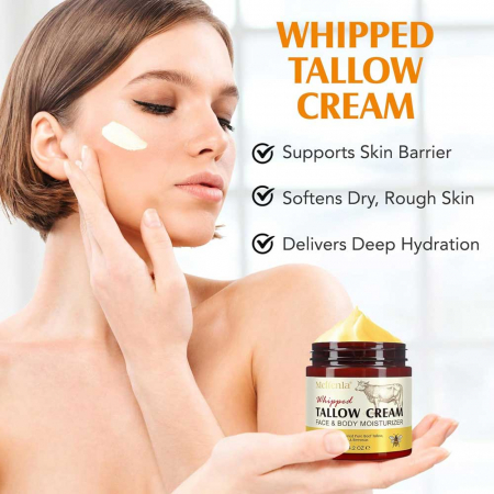 Crema Premium pentru Ingrijirea Pielii din Seu de Vita cu Ceara de Albine si Miere, 100% Pura, 120 g6