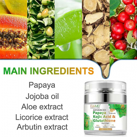 Crema Premium cu Papaya, Acid Kojic si Glutation, Formula Avansata, 50 ml1