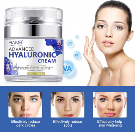 Crema Premium cu Acid Hialuronic, Retinol, Niacinamide si Peptide, Formula Avansata, 50 ml1