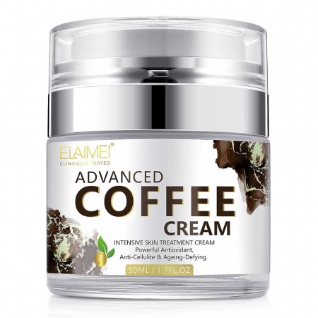 Crema tratament premium cu Extract de Cafea, Efect Anti-Imbatranire, Elaimei Advanced 50 ml5
