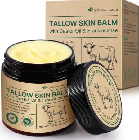Balsam din Seu de Vita cu Ulei de Ricin si Tamaie, 100% Pur, NOVA KISS®, 120 g4