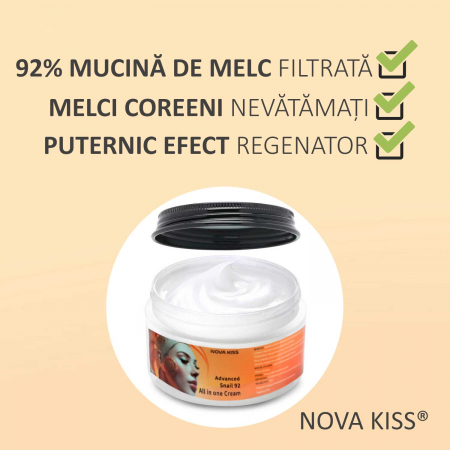 Crema Ten cu 92% Secretie Filtrata De Melc, NOVA KISS® Advanced Snail 92 All In One, 100 g1