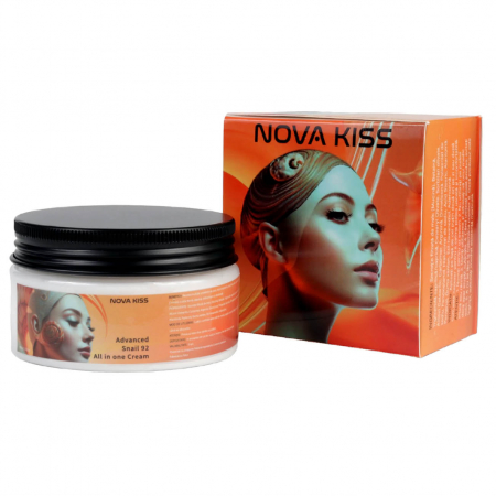 Crema Ten cu 92% Secretie Filtrata De Melc, NOVA KISS® Advanced Snail 92 All In One, 100 g