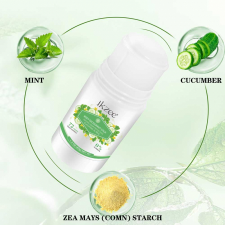 Deodorant Stick fara aluminiu, Castravete si Menta 72h Protectie, Unisex, 40 g1