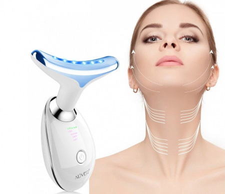 Dispozitiv Facial Profesional Anti-Rid 5 în 1 – LED, EMS, Masaj Termic, Lifting & Rejuvenare7