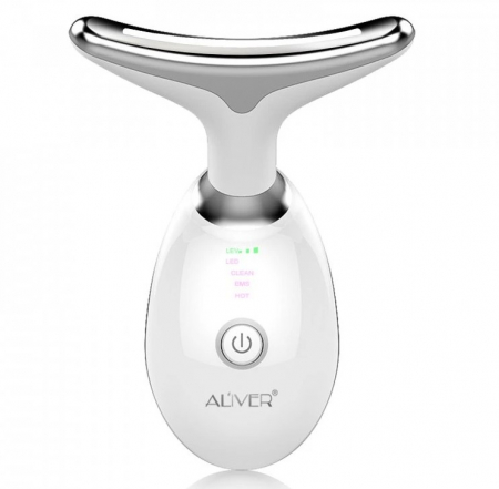 Dispozitiv Facial Profesional Anti-Rid 5 în 1 – LED, EMS, Masaj Termic, Lifting & Rejuvenare12