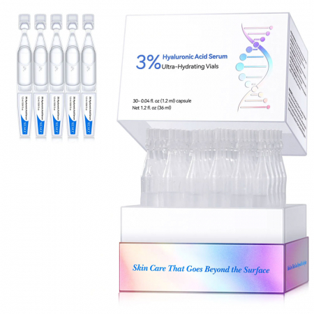 Fiole cu Acid Hialuronic 3%, Ultra Hidratante, Premium, 30 Fiole x 1.2 ml0