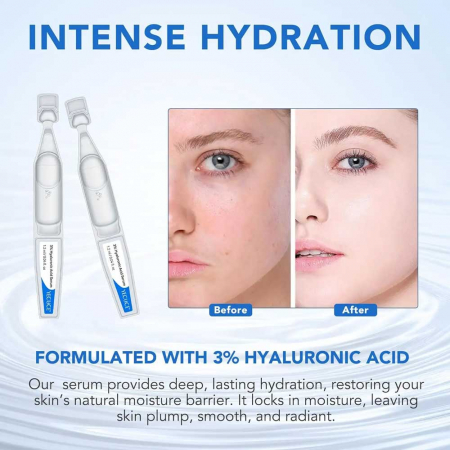 Fiole cu Acid Hialuronic 3%, Ultra Hidratante, Premium, 30 Fiole x 1.2 ml3