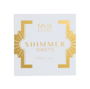 Foite iluminatoare Luxe Shimmer Sheet MUA Makeup Academy Professional - White Gold1