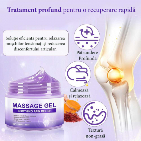 Gel Calmant pentru Dureri Musculare și Articulare, 100 g2