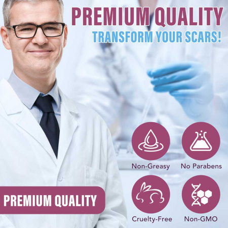 Gel Siliconic pentru Repararea Cicatricilor, Ingrijire intensiva 24 Ore, Formula Avansata Premium, 30 g1