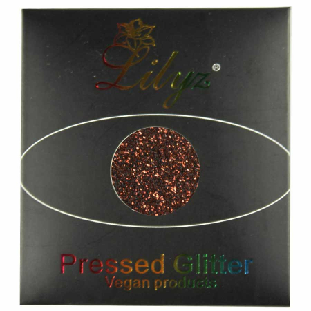 Glitter ochi Lilyz Pressed Vegan Glitter, Love Chocolate, 1.5 g1