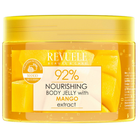 Jeleu pentru corp cu extract de Mango Revuele 92% Moisturizing, 400 ml0