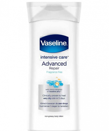 Lotiune de Corp pentru Piele uscata si sensibila Vaseline Intensive Care Advanced Repair, 400 ml