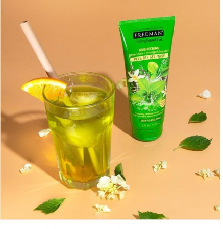 Masca exfolianta antioxidanta cu Vitamina C si Ceai Verde FREEMAN Brightening Green Tea Peel-Off Gel Mask, 175 ml3
