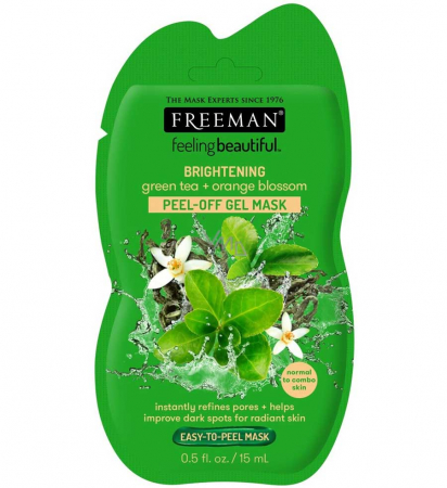 Masca exfolianta antioxidanta cu Vitamina C si Ceai Verde FREEMAN Peel-Off Gel Mask, 15 ml