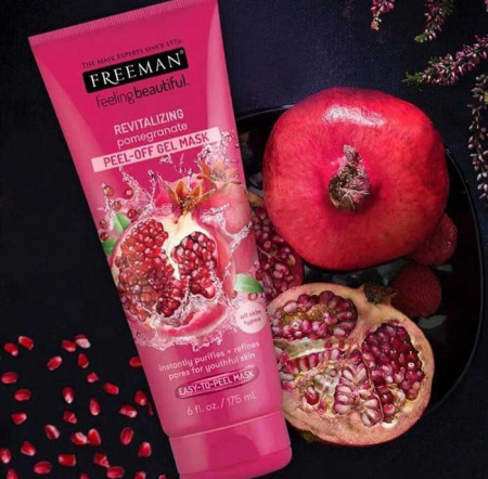 Masca exfolianta antioxidanta FREEMAN Revitalizing Pomegranate Peel-Off Gel Mask, 175 ml4