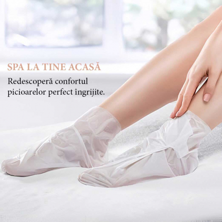 Masca Exfolianta pentru Picioare tip Soseta cu Lamaie, Reparare Profunda3
