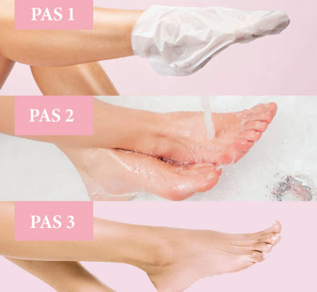 Masca Exfolianta pentru Picioare tip Soseta cu Lavanda, Repara Calcaiele Crapate2