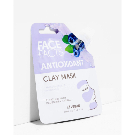 Masca Faciala Antioxidanta cu Afine FACE FACTS Clay Mask, imbogatita cu Vitamina C, 60 ml1