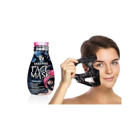 Masca pe Baza de Carbune pentru Indepartarea Impuritatilor W7 Easy Peel Face Mask, Charcoal, 10 g1