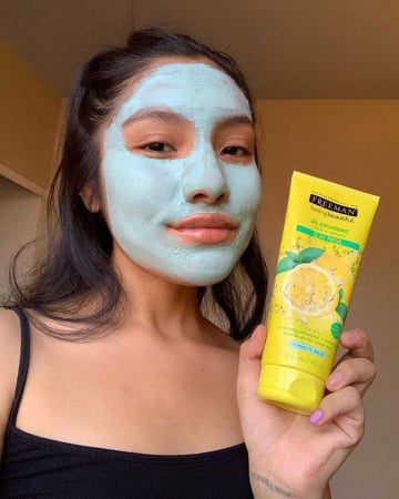 Masca pentru tenul gras FREEMAN Oil Absorbing Mint + Lemon Clay Mask, 175 ml9