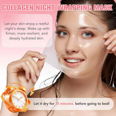 Masca de Noapte cu Colagen, Niacinamide, Hidratare profunda, 75 ml6