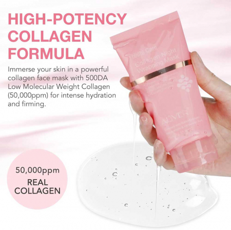 Masca de Noapte cu Colagen, Niacinamide, Hidratare profunda, 75 ml1