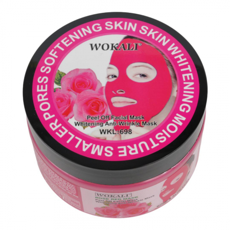 Masca rosie pentru pete pigmentare cu Extract de Trandafiri si Minerale, Efect de micsorarea porilor si Efect anti-rid, Wokali, 300 g4