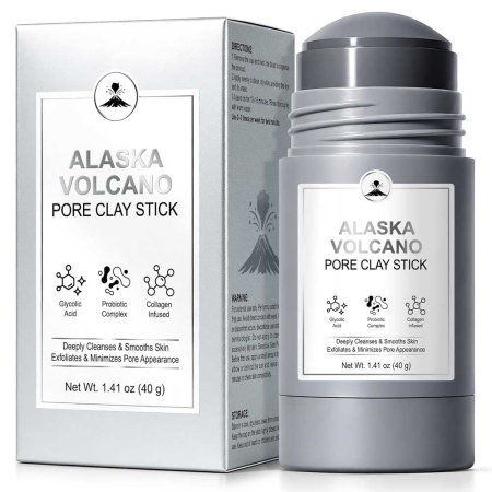 Masca Stick cu Argila Vulcanica si Probiotice pentru Ten Gras, Curatare si Matifiere, 40g