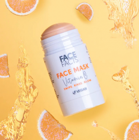Masca Stick pentru Ten cu Portocale si Vitamina C, impotriva Excesului de Sebum si a punctelor negre, FACE FACTS, 30 g2