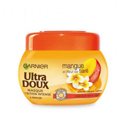 Masca pentru par deteriorat GARNIER Ultra Doux Hair Mask cu Ulei de Mango si Gardenie, 300 ml