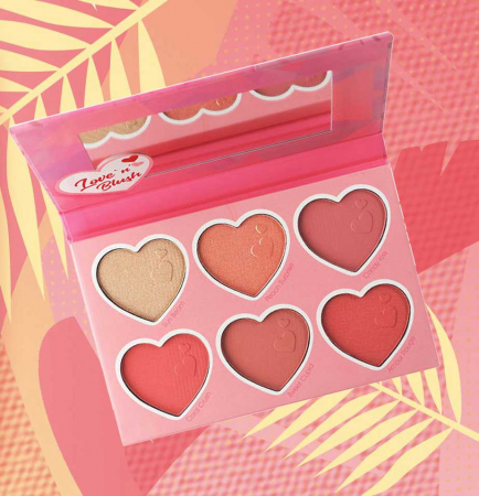 Paleta Farduri Pentru Obraz SUNKISSED Love 'n' Blush Palette, 6 x 4.2 g2