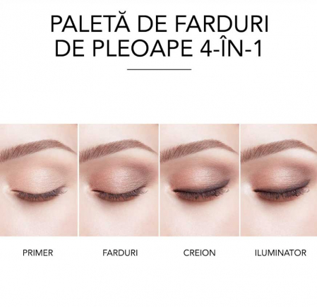 Paleta de Farduri 4 in 1 Bourjois Paris Place de L'Opera 01 Rose Nude Edition, 7.68 g3