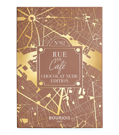 Paleta de Farduri 4 in 1 Bourjois Paris Rue Du Cafe 02 Chocolat Nude Edition, 7.68 g1