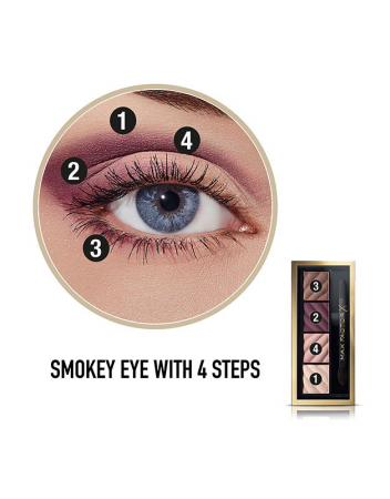 Paleta de farduri Max Factor Smokey Eye Matte Drama Kit 20 Rich Roses, 1.8 g2