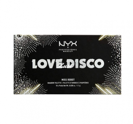 Paleta de farduri NYX Professional Makeup Love Lust Disco Miss Robot, 10 x 1.1 g2