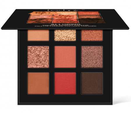 Paleta profesionala de farduri Technic Pressed Pigments Palette, ALLURING