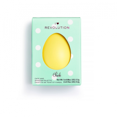 Paleta machiaj Makeup Revolution I ♥ Revolution Easter Egg Face and Shadow Palette, Chick2