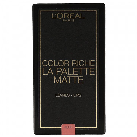 Paleta pentru buze cu 6 rujuri mate L'OREAL COLOR RICHE La Palette Matte - Nude, 6 g2