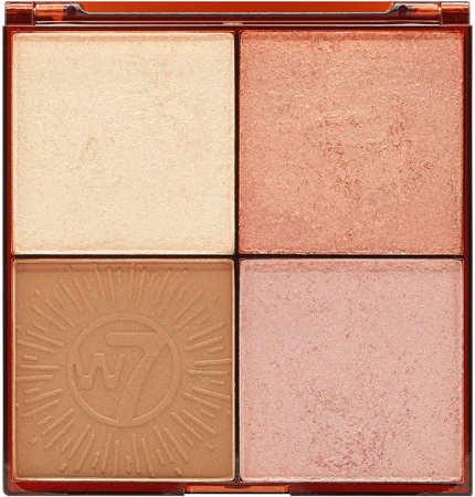 Paleta Profesionala pentru Bronzare, Contur si Iluminare W7 Bronze Brilliance Bronze & Glow Palette, 64 g2
