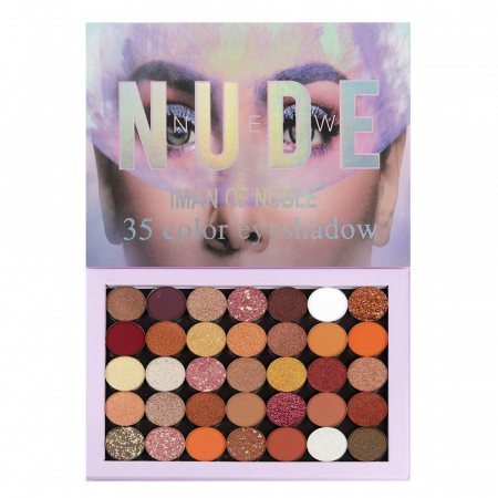 Paleta Profesionala de Farduri Iman Of Noble, 35 Color Eyeshadow Palette, 35 x 1.5 g